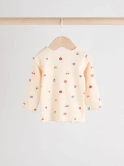 Tops|Tops|Next - 2 -delige babyset van top en legging (0mnd -2jr) Roomkleurig met vrolijke figuurtjes