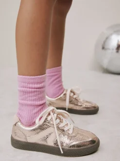 Sneakers|Next Roségoudkleurig - Retro sneakers