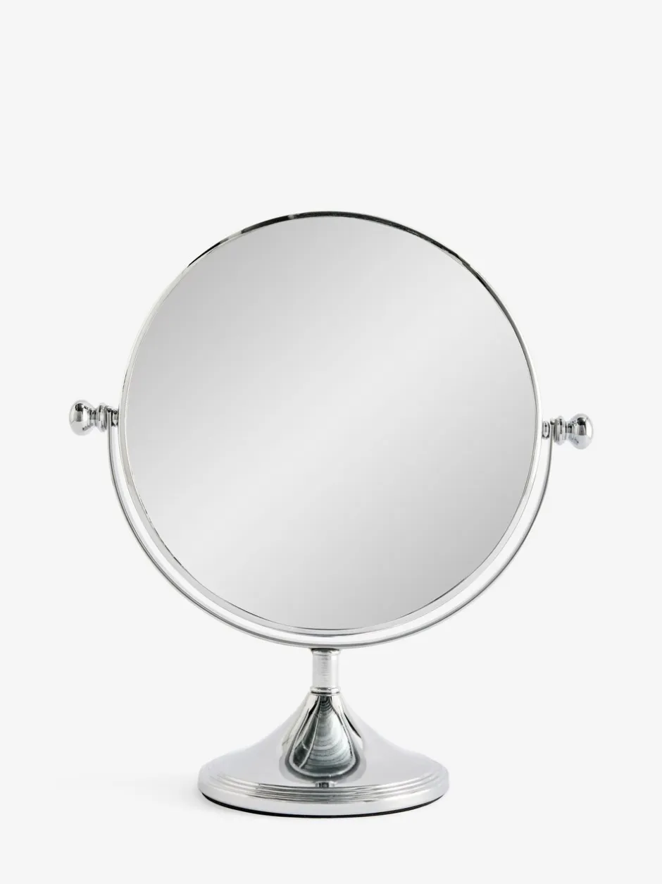 Spiegels|Badkameraccessoires|Next Round Dressing Table Mirror Zilver