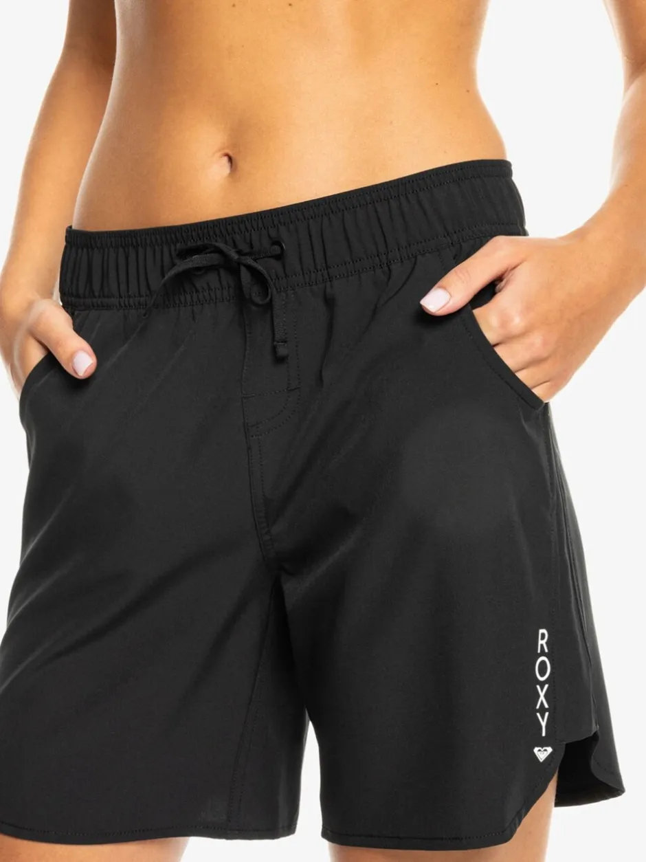 Shorts*Roxy Wave 7 inch lange boardshorts met logo