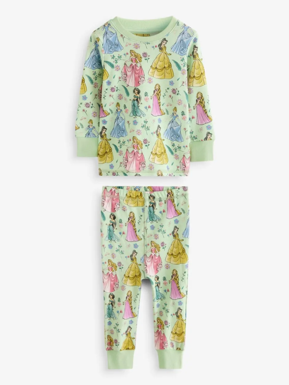 Nachtkleding En Pyjama's|Pyjama's|Next Roze - 100% katoenen Disney prinses knusse pyjama's met lange mouwen verpakking van 2 (9mnd - 10 jr)
