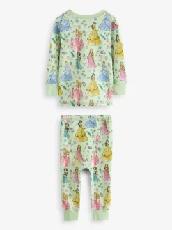 Nachtkleding En Pyjama's|Pyjama's|Next Roze - 100% katoenen Disney prinses knusse pyjama's met lange mouwen verpakking van 2 (9mnd - 10 jr)