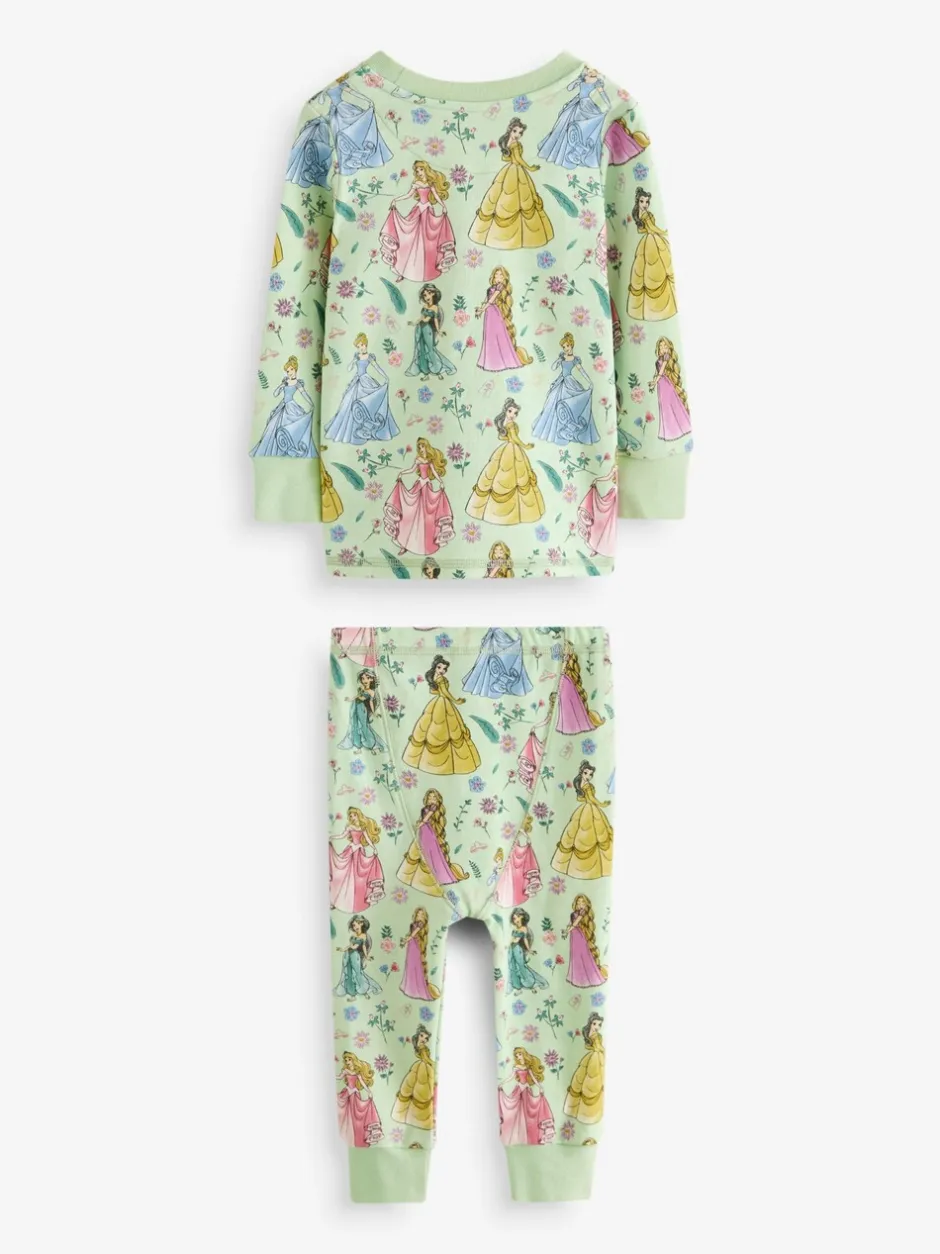 Nachtkleding En Pyjama's|Pyjama's|Next Roze - 100% katoenen Disney prinses knusse pyjama's met lange mouwen verpakking van 2 (9mnd - 10 jr)