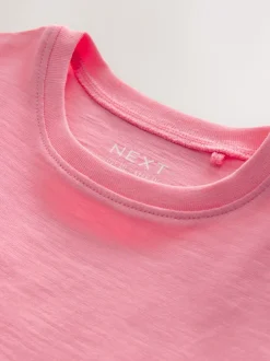 T-Shirts|Next Roze - 100% katoenen T-shirt met korte mouwen en madeliefjesprint (3mnd -7jr)