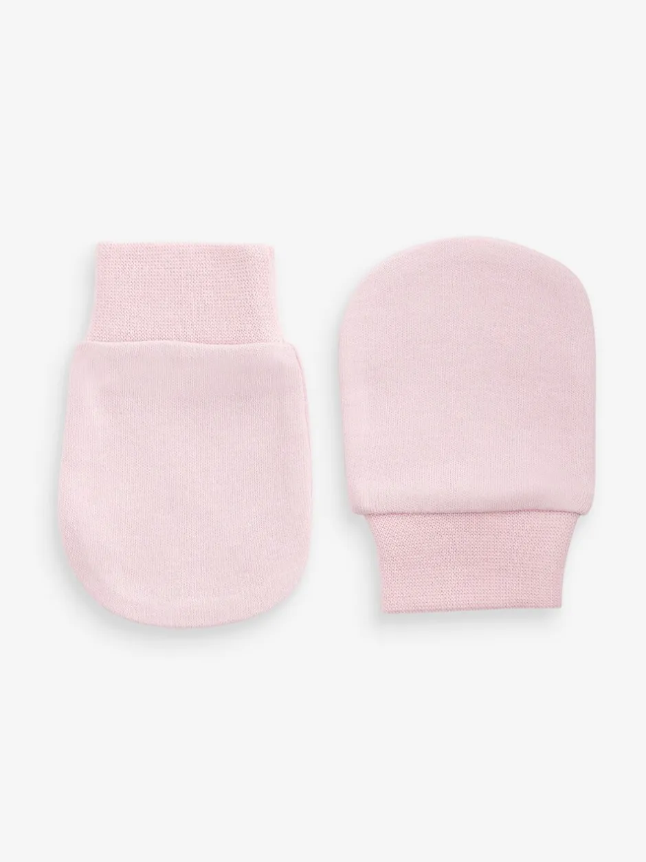 Mutsjes En Antikrabwantjes|Mutsen, Handschoenen En Sjaals*Next Roze - 3 Paar antikrabwantjes voor baby's