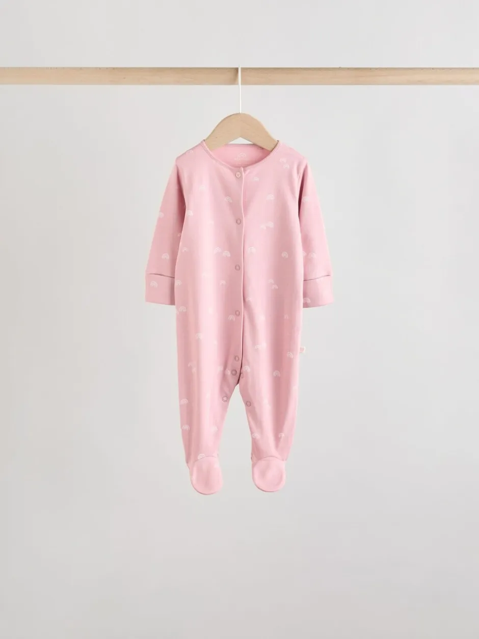 Babypakjes En Babypyjama's*Next Roze - 7 Pack Baby slaappakken (0mnd-3jr)