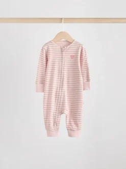 Babypakjes En Babypyjama's|Next Roze - 4 Pack Baby-pyjama's met tweewegrits (0mnd -3jr)