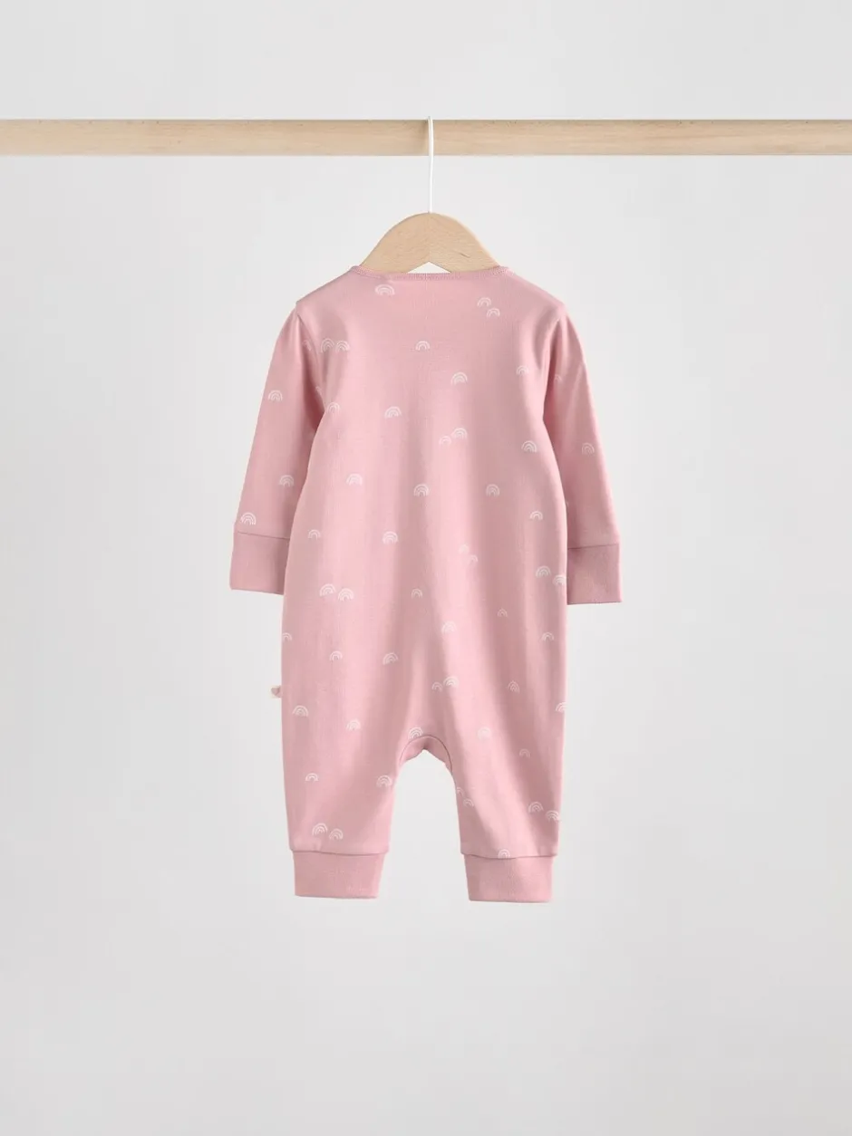 Babypakjes En Babypyjama's|Next Roze - 4 Pack Baby-pyjama's met tweewegrits (0mnd -3jr)