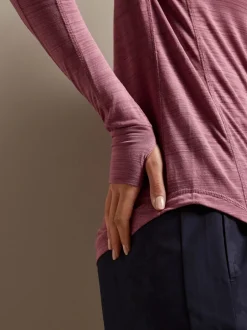 Sportkleding|Next Roze - Actieve lichte top met lange mouwen