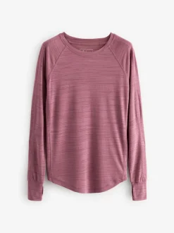 Sportkleding|Next Roze - Actieve lichte top met lange mouwen