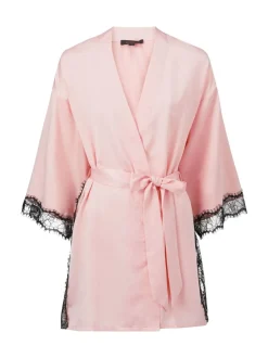 Badjassen*Ann Summers - Cherryann satijnen kimono Roze