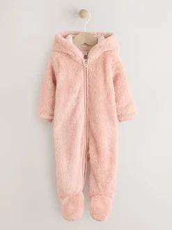 Jassen, Jacks En Kinderwagenpakjes|Jassen En Jacks|Next Roze - Baby kinderwagenpak van fleece (0mnd -2jr)