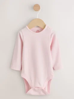 Rompertjes En Tuinbroeken|Tuinbroeken*Next Roze - Baby Set van bretelbroeken en Bodysuits met Lange mouwen, 2 Pieces (0mnd -3jr)