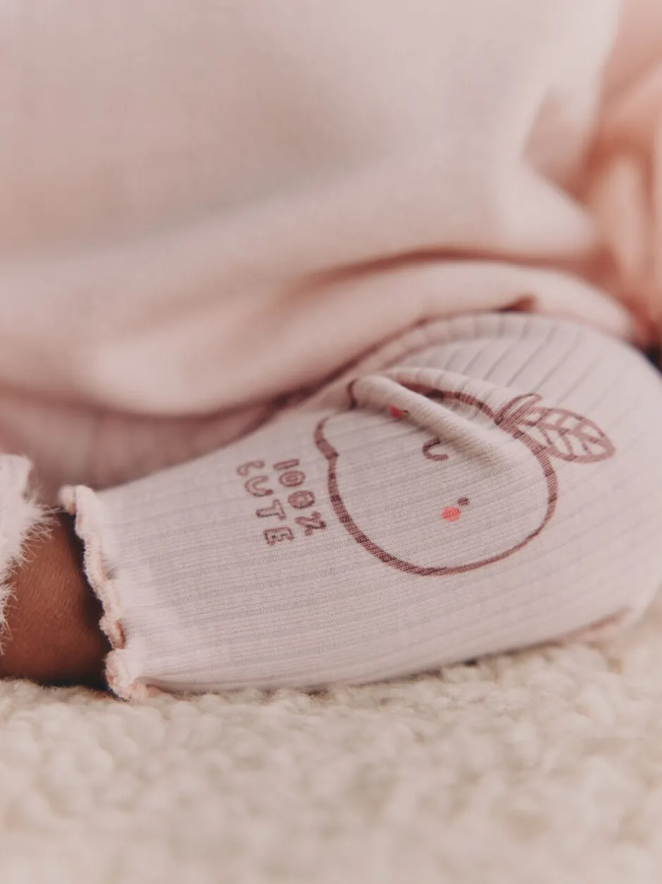 Truien En Breisels|Sweaters En Hoody´S|Next - Baby Sweatshirt and Leggings 2 Piece Set (0mths-2yrs) Roze