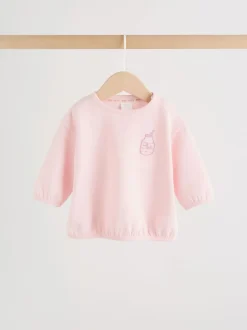 Truien En Breisels|Sweaters En Hoody´S|Next - Baby Sweatshirt and Leggings 2 Piece Set (0mths-2yrs) Roze