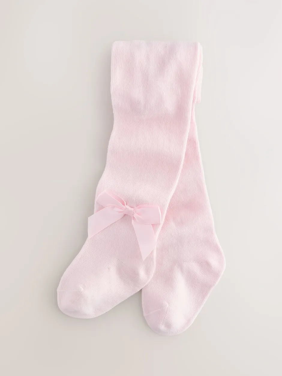 Sokken En Panty's*Next Roze - Babymaillot met strik (0mnd-2jr)