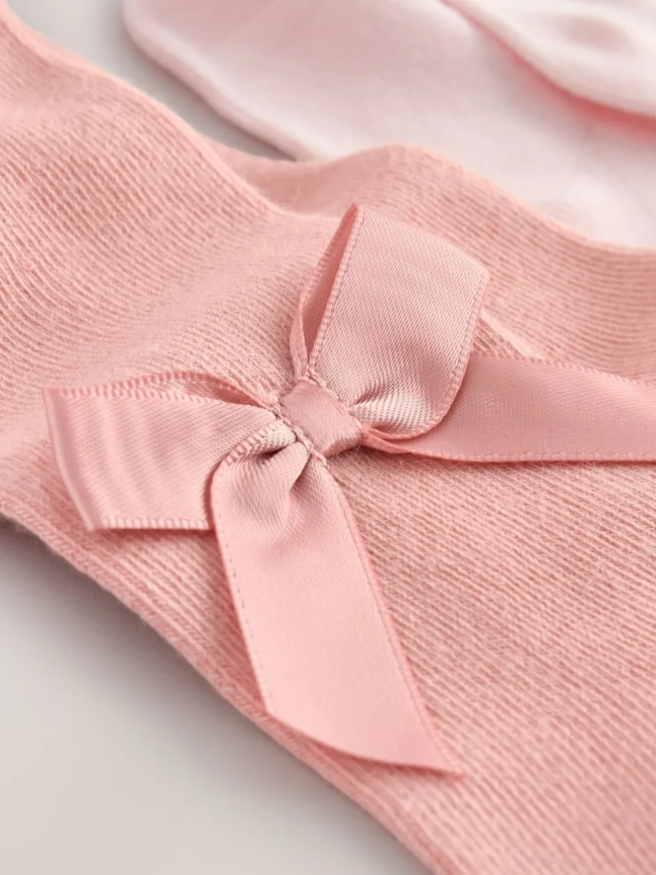 Sokken En Panty's*Next Roze - Babymaillot met strik (0mnd-2jr)