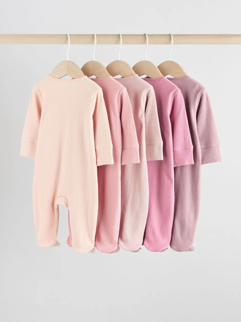 Babypakjes En Babypyjama's|Next Roze - Babypyjama's met tweewegrits (0-2jr)