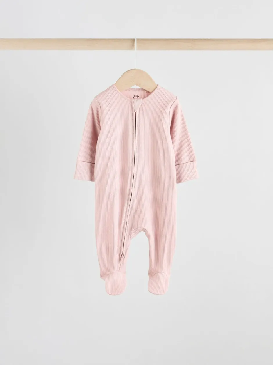 Babypakjes En Babypyjama's|Next Roze - Babypyjama's met tweewegrits (0-2jr)