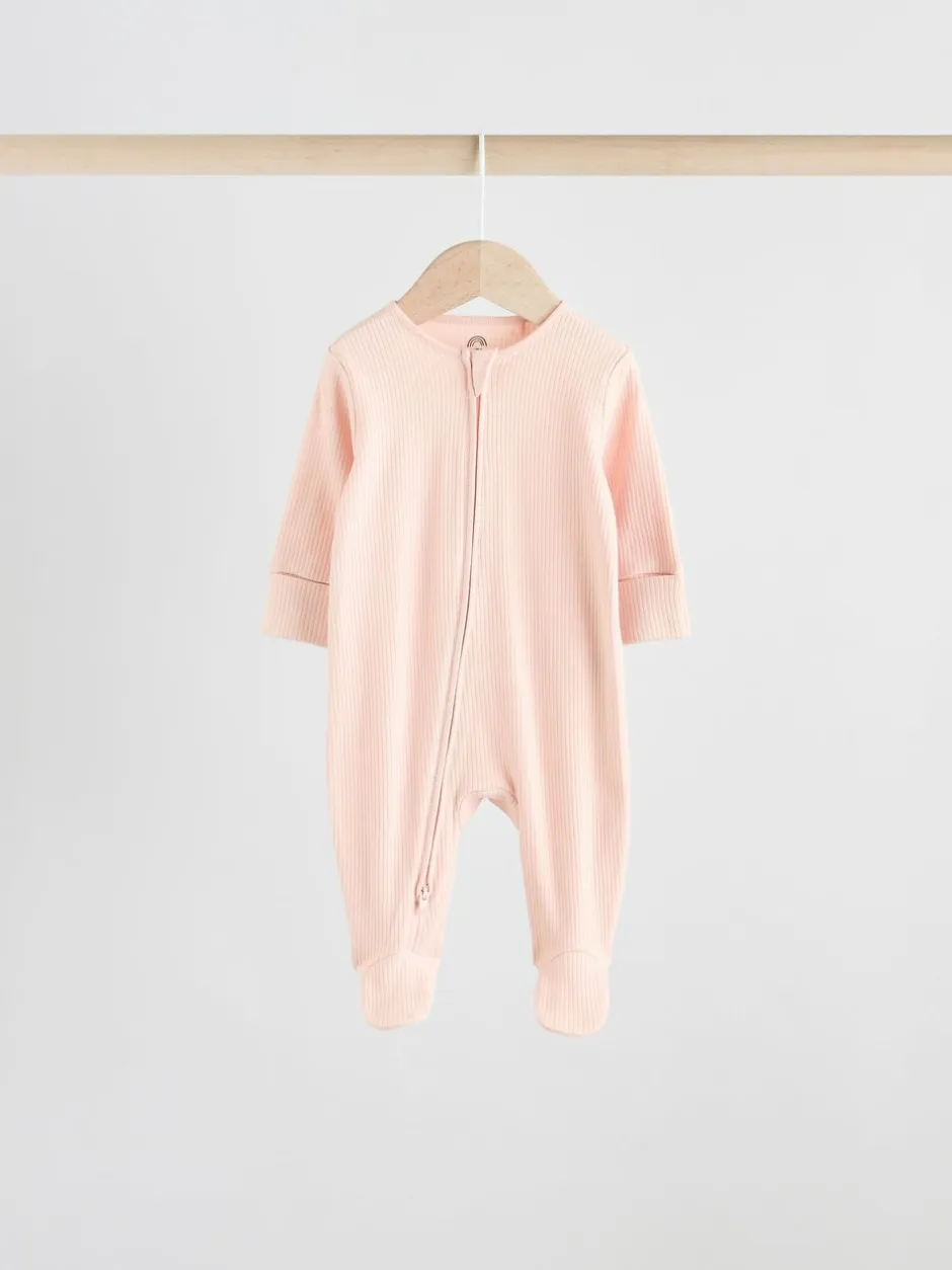 Babypakjes En Babypyjama's|Next Roze - Babypyjama's met tweewegrits (0-2jr)