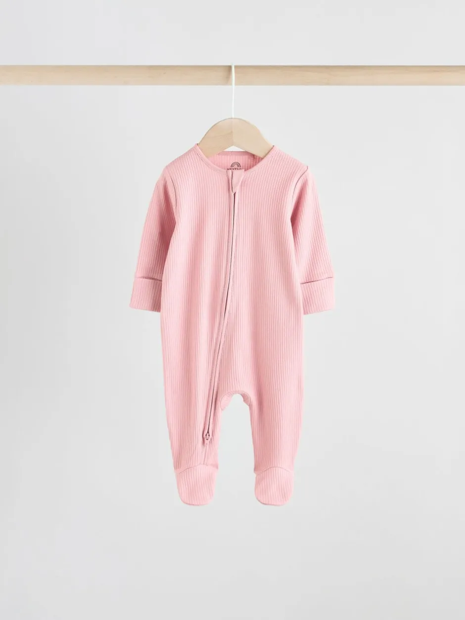 Babypakjes En Babypyjama's|Next Roze - Babypyjama's met tweewegrits (0-2jr)
