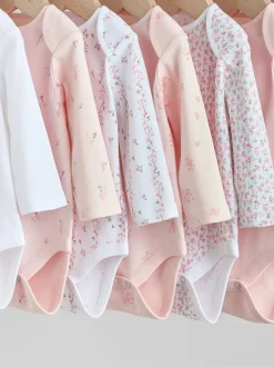 Rompertjes En Hemdjes*Next Roze - Babyrompertjes met lange mouwen