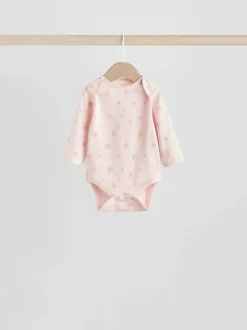 Rompertjes En Hemdjes*Next Roze - Babyrompertjes met lange mouwen