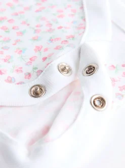 Rompertjes En Tuinbroeken|Tuinbroeken*Next Roze - Babyset van tuinbroek en rompertje met lange mouwen (0 mnd - 2 jr)