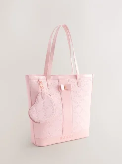 Tassen|Baker by Ted Baker - Embossed PU Tote Bag Roze