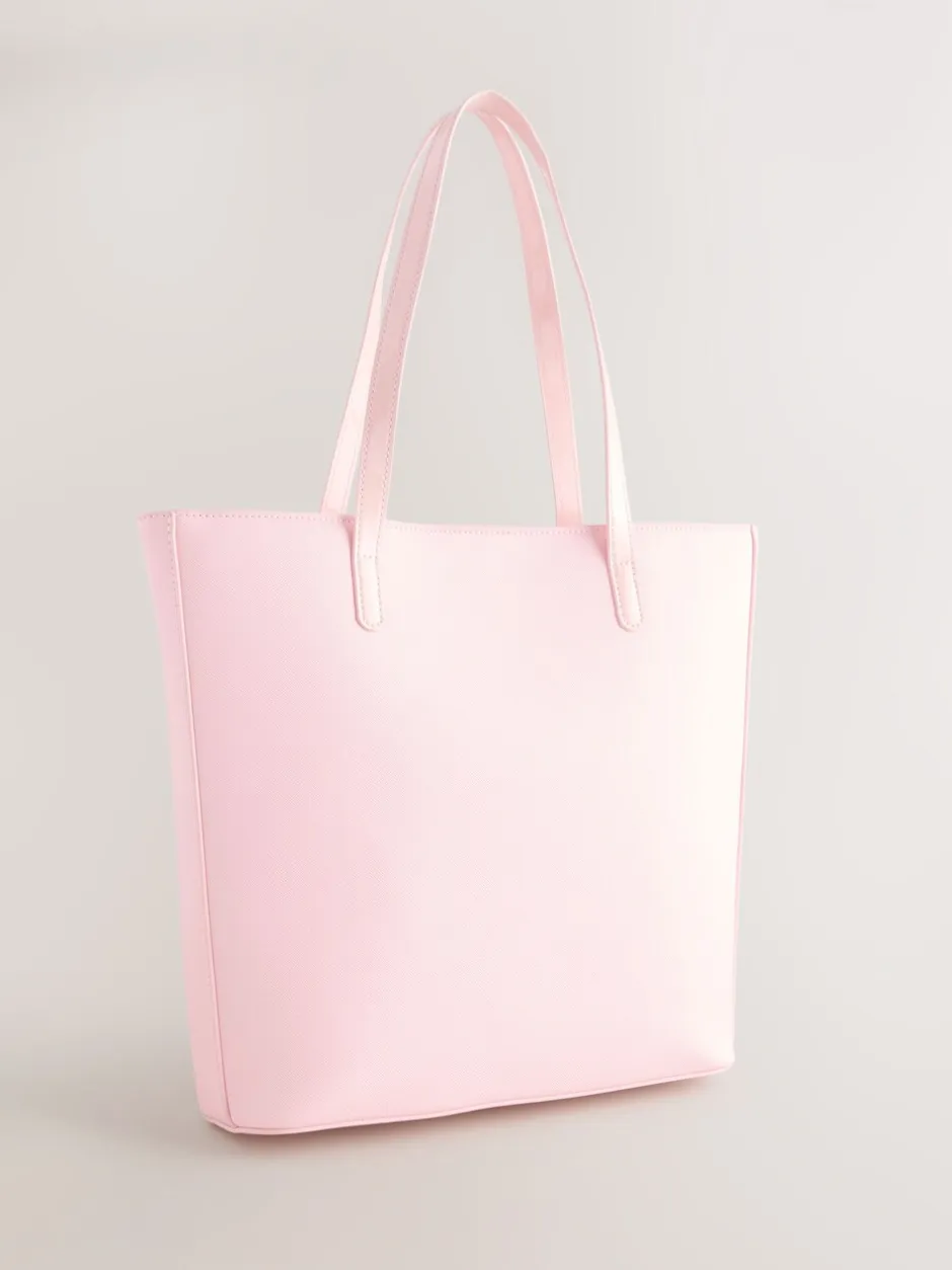 Tassen|Baker by Ted Baker - Embossed PU Tote Bag Roze