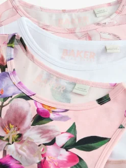 Alle Ondergoed|Baker by Ted Baker - set van 3 crop tops Roze