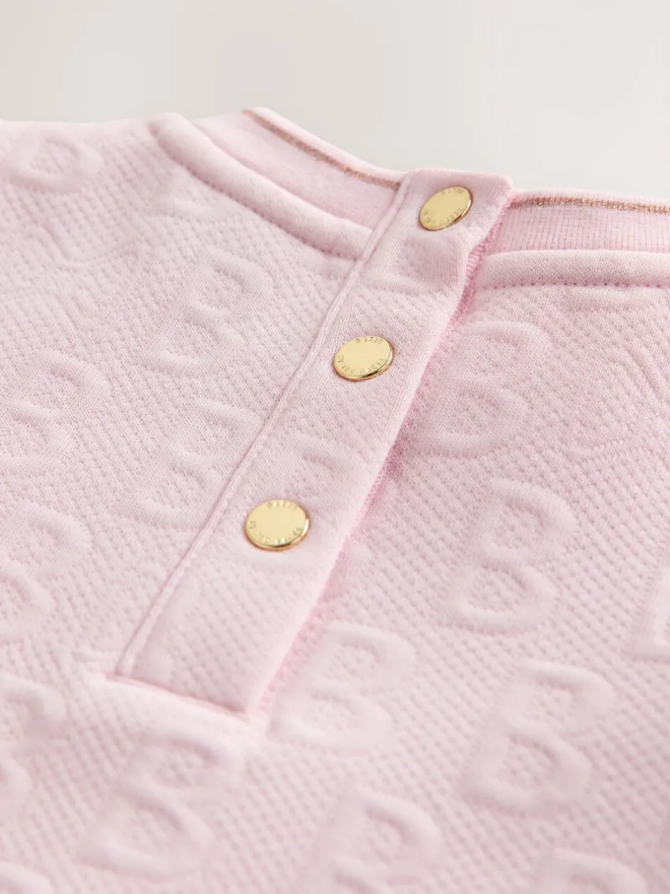 Jurken|Baker by Ted Baker - jacquard jurk Roze