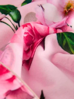 Nachtkleding En Pyjama's|Pyjama's|Baker by Ted Baker - Floral Fleece Pyjamas Set 2 Piece Roze
