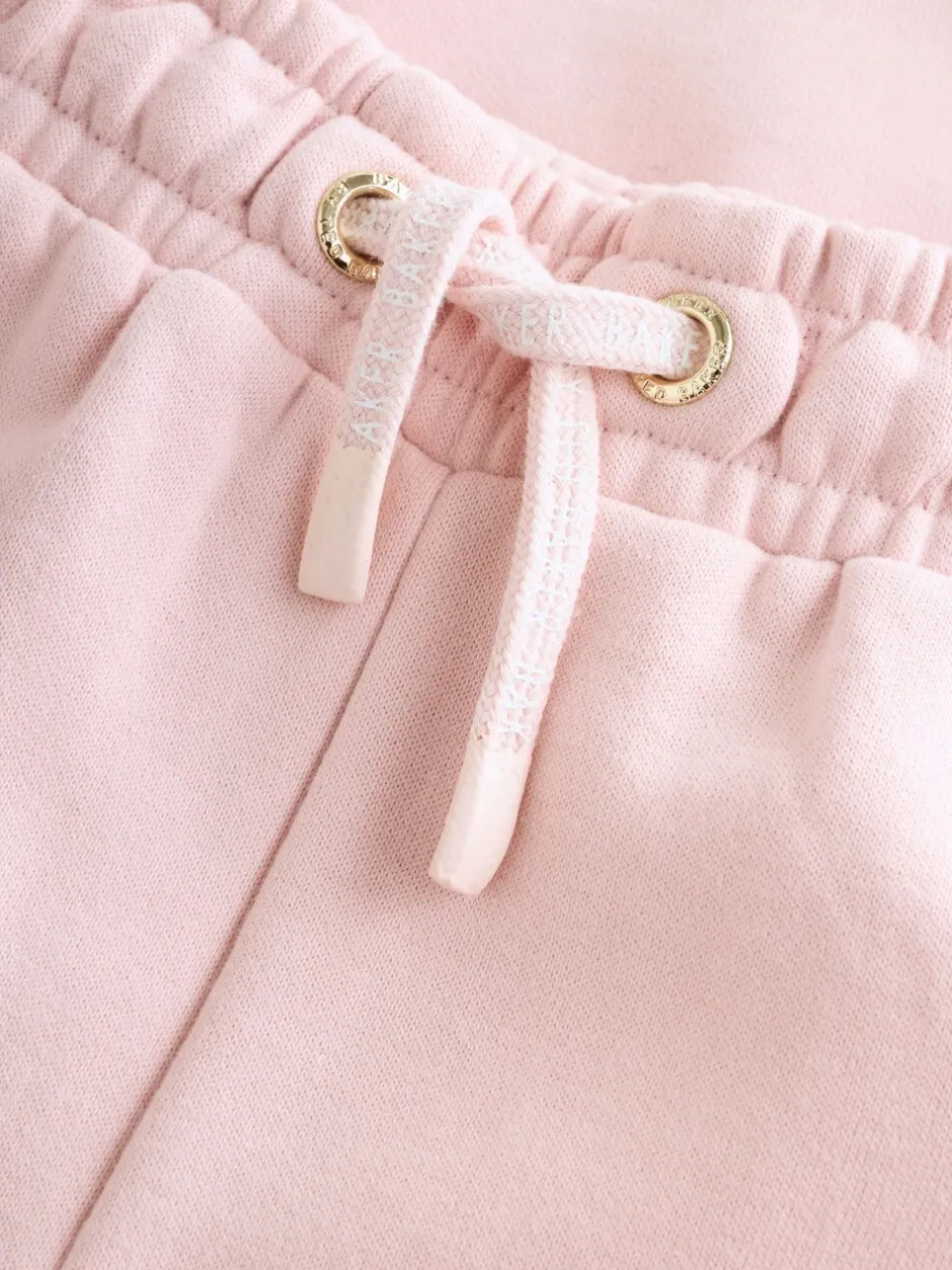 Sweaters En Hoody´S|Baker by Ted Baker - Blue 2 Piece Side Bow Detail Sweat & Joggers Set Roze