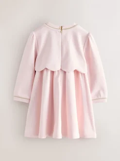 Gelegenheidskleding|Jurken*Baker by Ted Baker - Ponte-jurk met gegolfde rand Roze