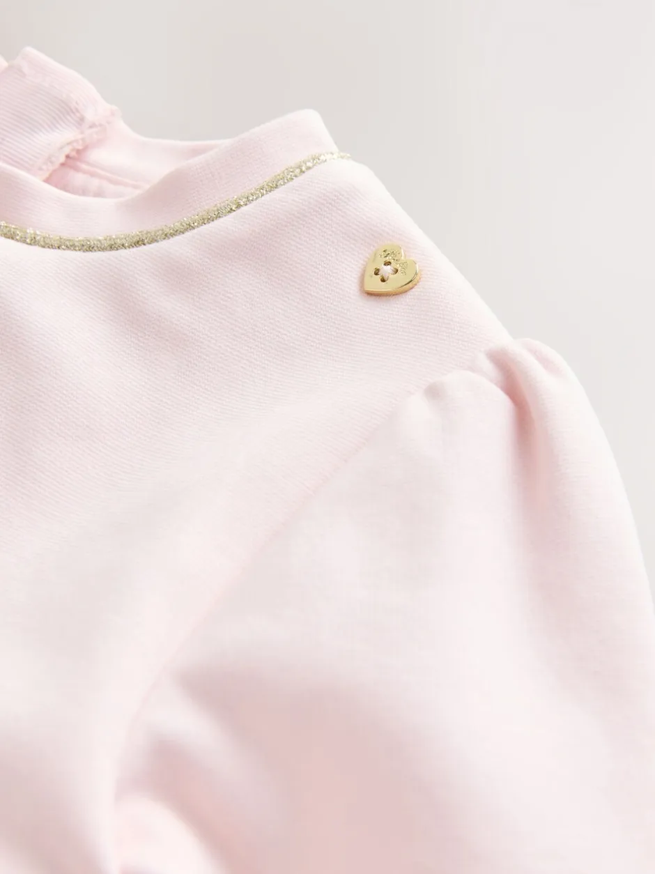 Gelegenheidskleding|Jurken*Baker by Ted Baker - Ponte-jurk met gegolfde rand Roze