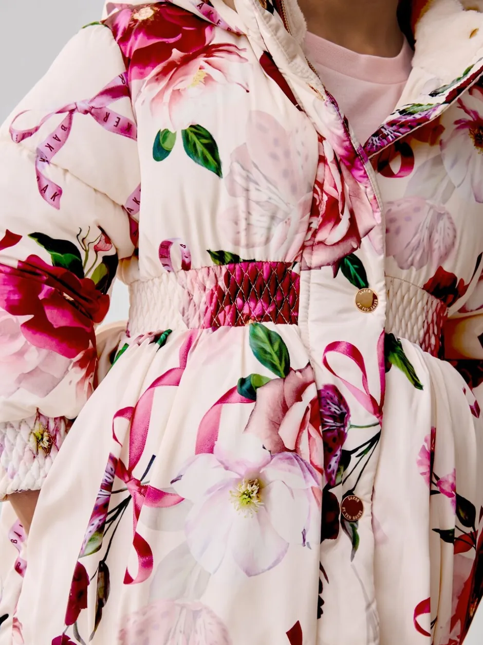 Jassen, Jacks En Kinderwagenpakjes|Jassen En Jacks*Baker by Ted Baker - - Regenbestendige gewatteerde jas met bubbelzoom Roze