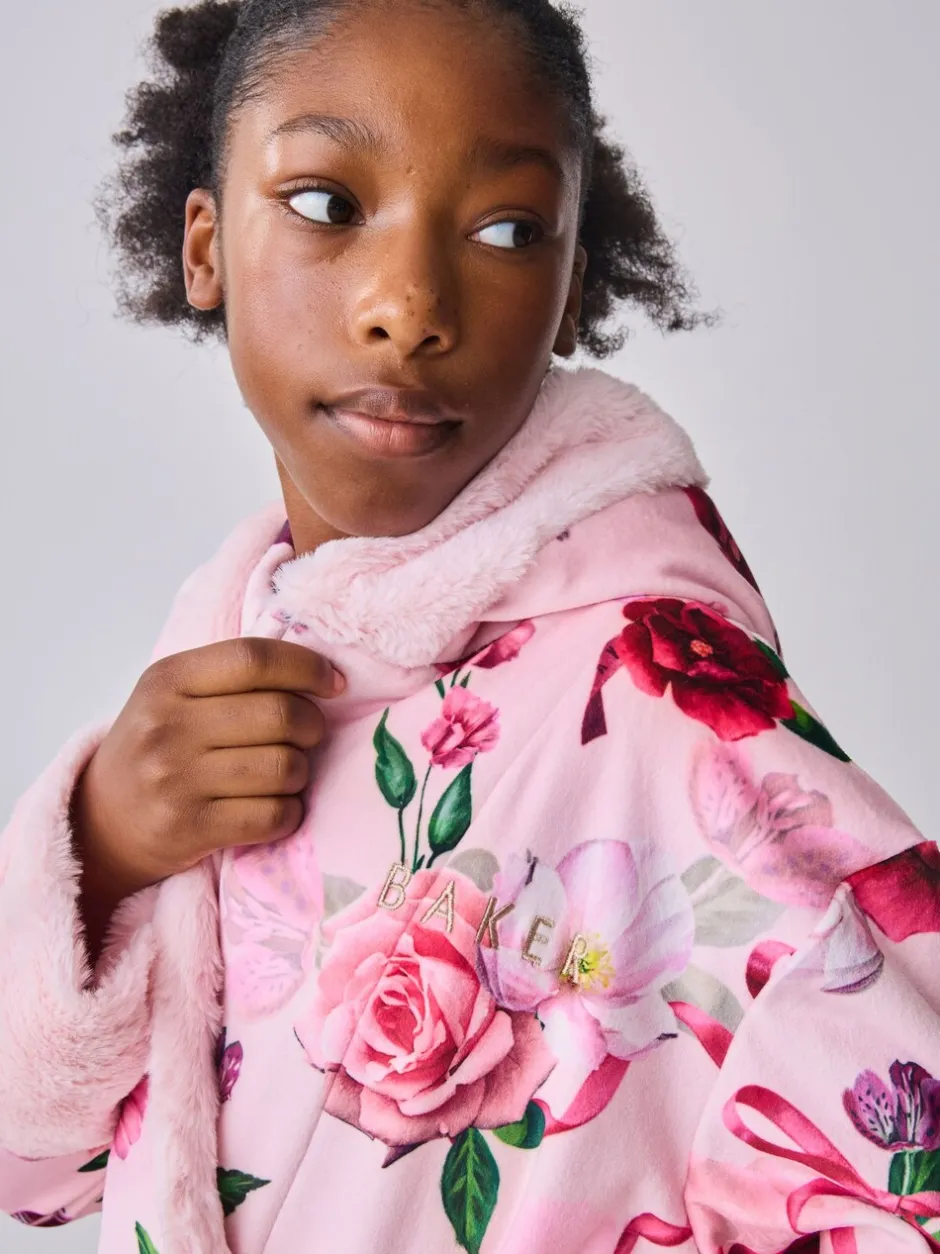 Kamerjassen*Baker by Ted Baker - All Over Floral Print Robe Roze