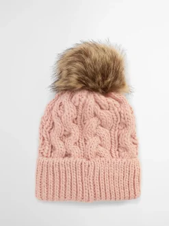 Mutsen, Handschoenen En Sjaals*Barbour Roze - ® Pom Benie Hat