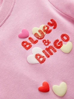 Nachtkleding En Pyjama's|Pyjama's*Next Roze - Bluey Knusse pyjama's met lange mouwen van 100% katoen, 2 verpakking (12mnd-8jr)