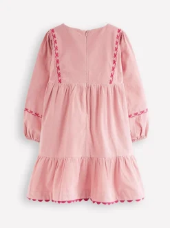 Jurken|Boden - Clover Blouson Cord Dress Roze