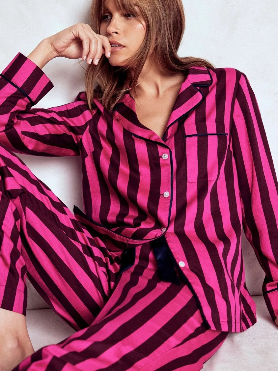 Pyjama's*Boden - Cotton Pyjama Shirt Roze