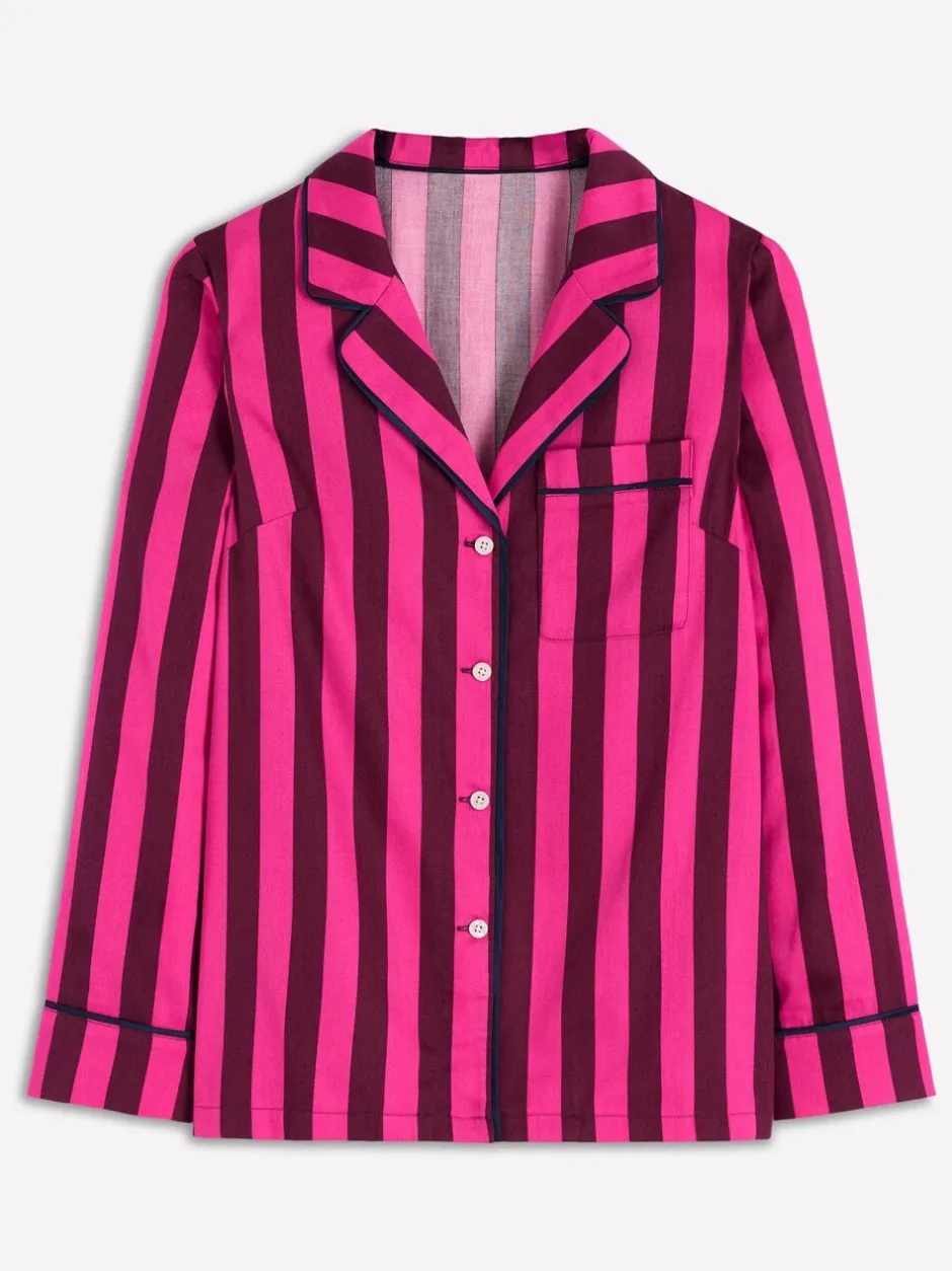 Pyjama's*Boden - Cotton Pyjama Shirt Roze