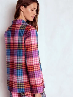 Pyjama's*Boden - pyjamahemd van geborsteld katoen Roze