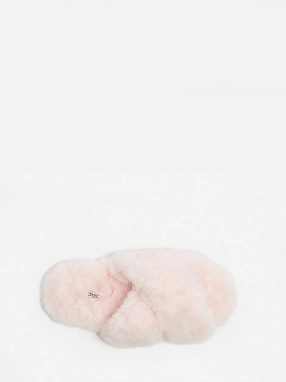 Pantoffels|Boux Avenue - Cross Band Slippers Roze