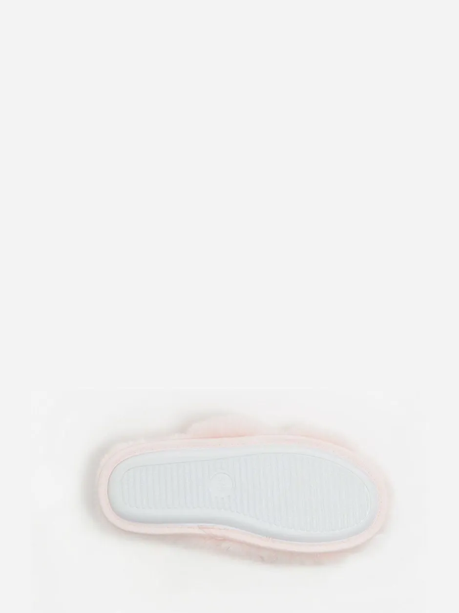 Pantoffels|Boux Avenue - Cross Band Slippers Roze