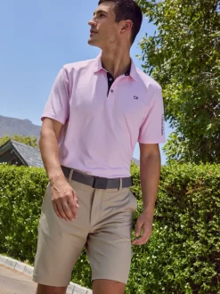 Poloshirts|Calvin Klein Golf Roze - Uni poloshirt