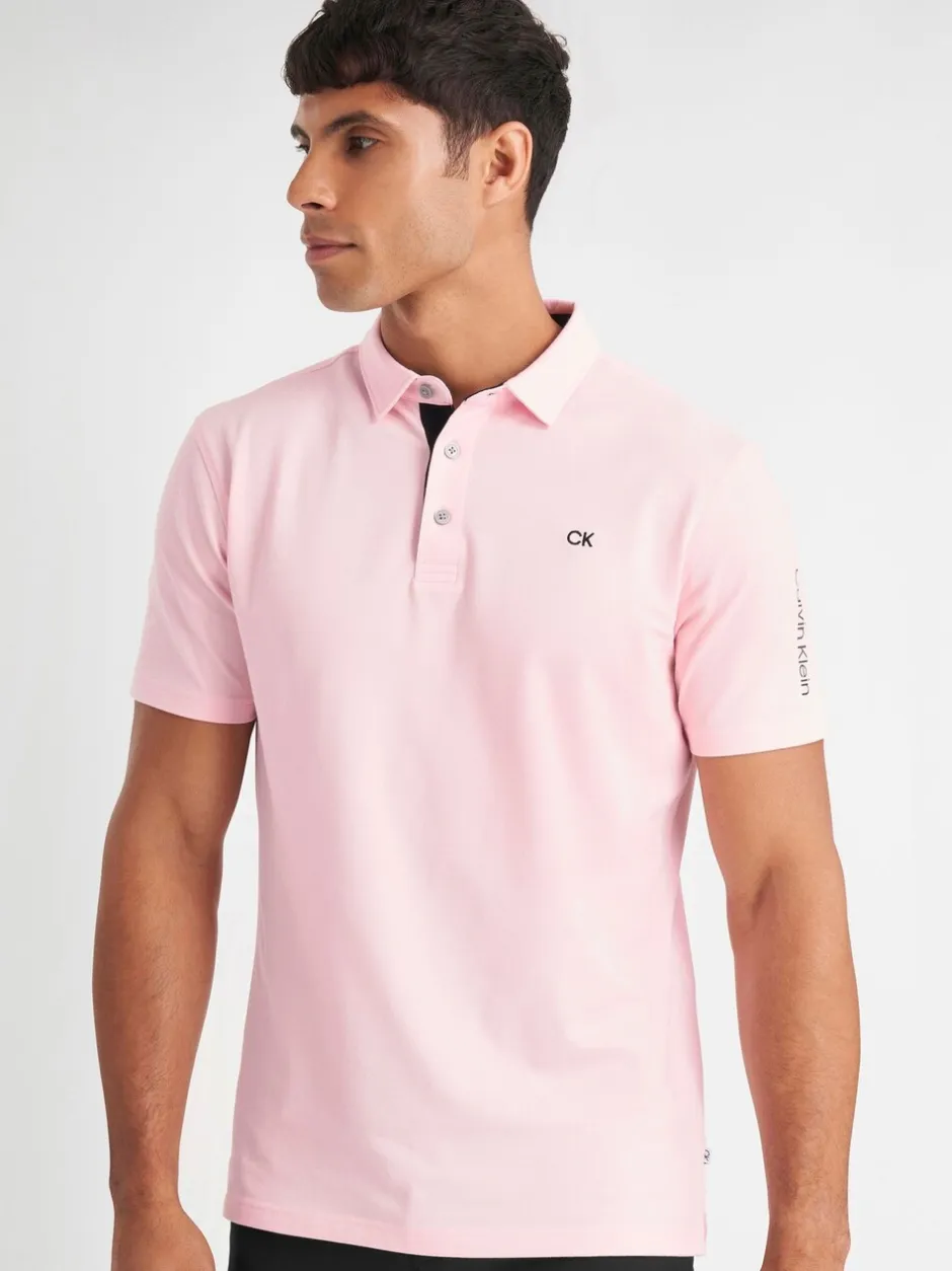 Poloshirts|Calvin Klein Golf Roze - Uni poloshirt