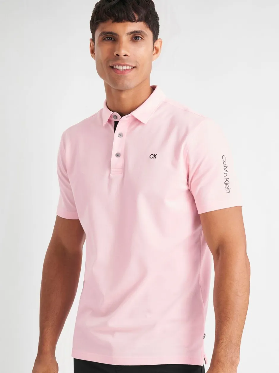 Poloshirts|Calvin Klein Golf Roze - Uni poloshirt