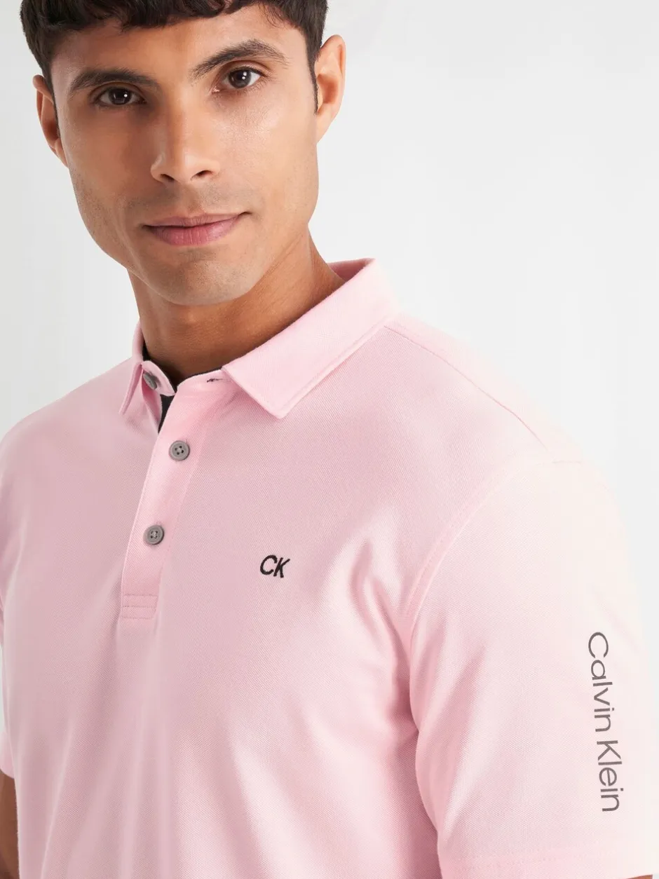 Poloshirts|Calvin Klein Golf Roze - Uni poloshirt